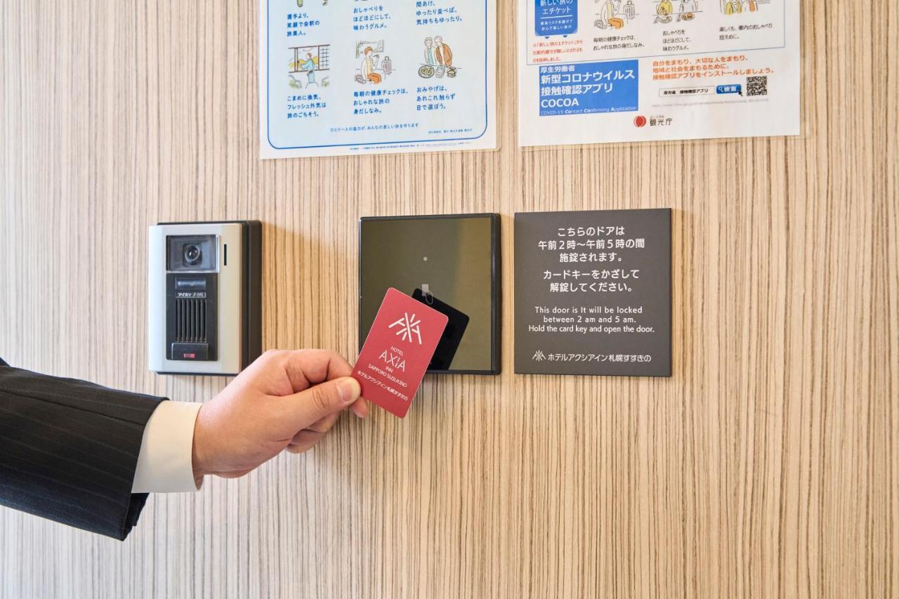 Hotel Axia Inn Sapporo Susukino Eksteriør bilde